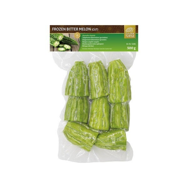 Frozen Ampalaya (pieces) - Golden Turtle -  500gr