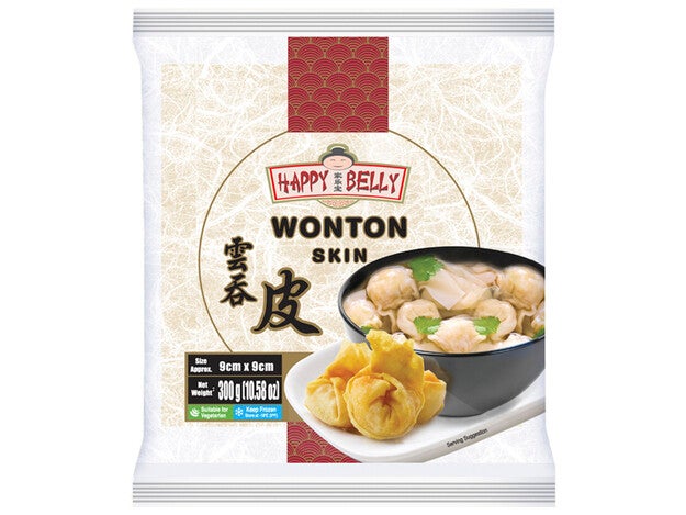 Happy Belly - Wonton Wrapper 9x9cm  300gr