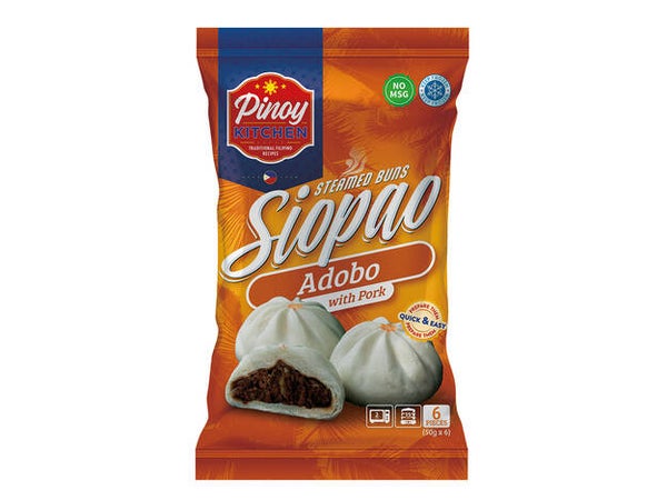 Pinoy Kitchen - Siopao Adobo Pork  6 PCS/300gr