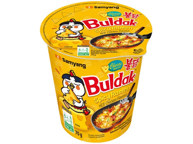 Samyang Instant Ramen Buldak Hot Spicy Chicken Cheese  80gr