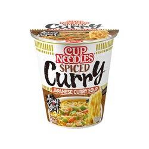 Nissin Instant Cup Noodles Spiced Curry 63gr
