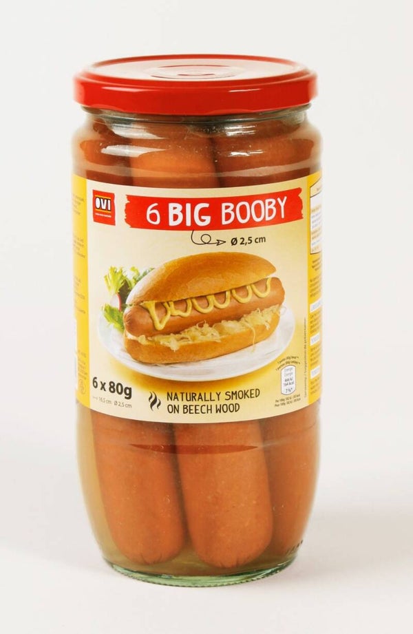 Big Booby Hotdogs - OVI - 6x 80gr