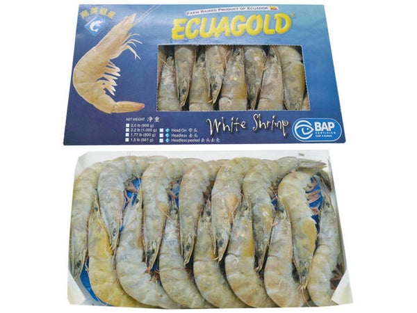 Gamba Vannamei Whole 10/20  1kg