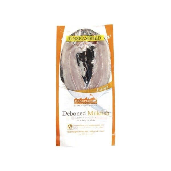 Fischerfarms UNMARINATED Deboned Milkfish  400gr