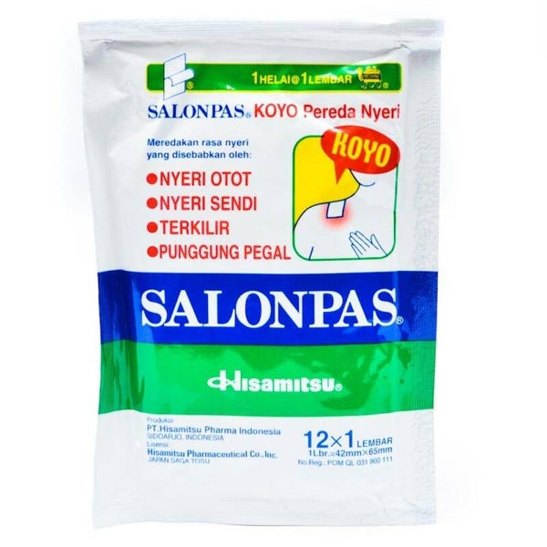 Salonpas Pack with 12 patches