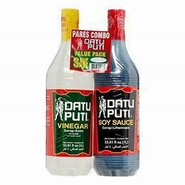 Datu Puti Value Pack Action  -  Vinegar 1l + Soy Sauce 1l