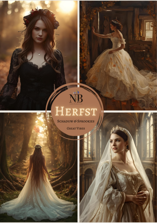 Fantasy Experience Nikita Bruidsmode Herfst thema