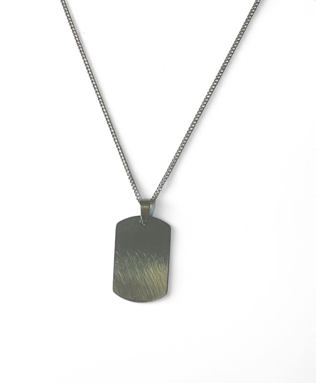 Evolv Shiny Silver necklace