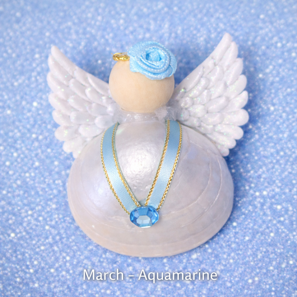 💙 MARCH – AQUAMARINE  Calm • Courage • Healing • Ocean energy