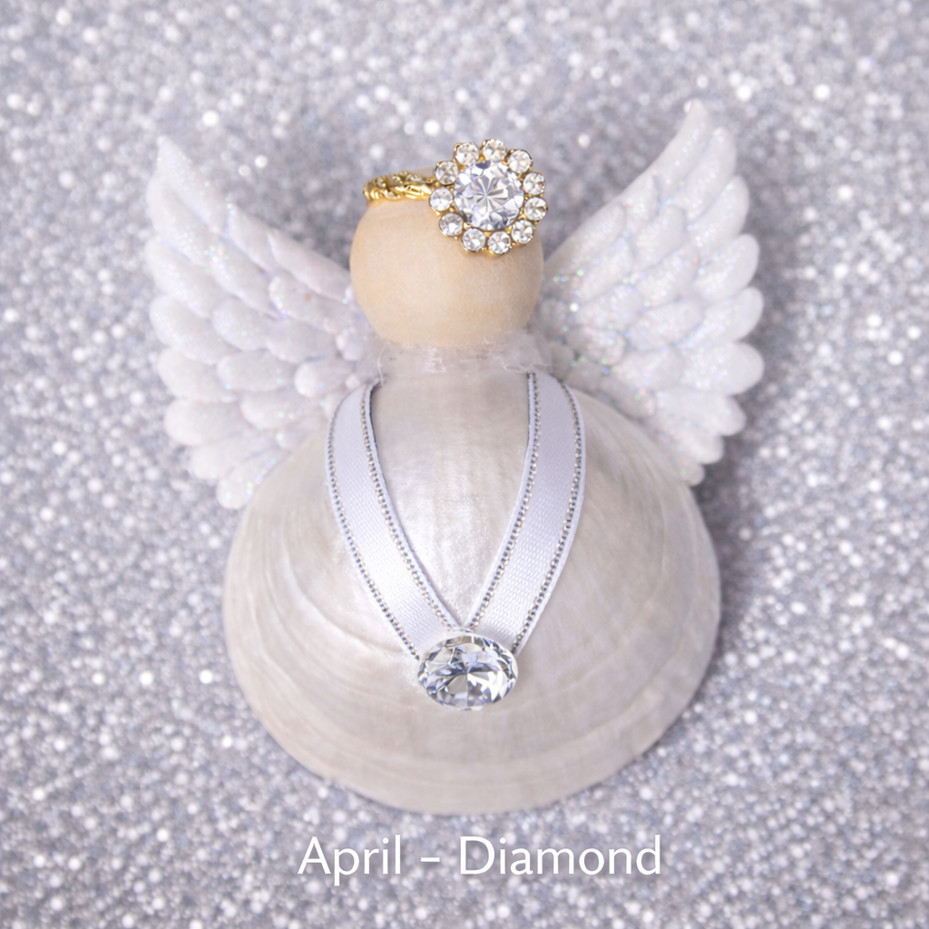 🤍 APRIL – DIAMOND  Purity • Light • Strength • Eternal love