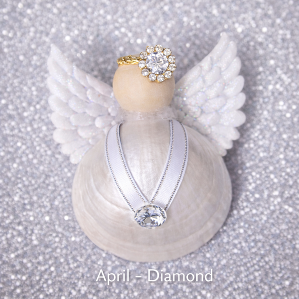 🤍 APRIL – DIAMOND  Purity • Light • Strength • Eternal love