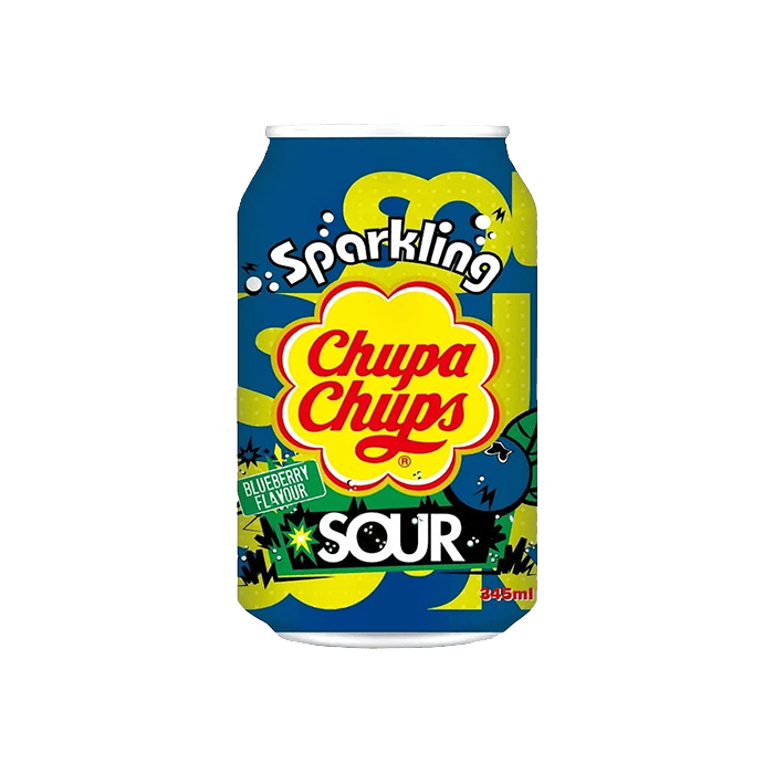 Chupa Chups Sour Blueberry Soft Drink