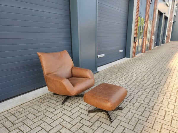 Edra - Chiara chair + ottoman by Francesco Binfaré