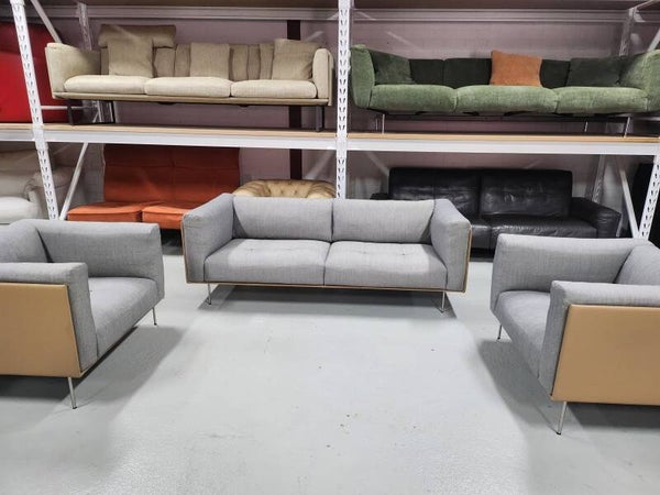 Living divani - Rod 2-zitsbank & 2x fauteuils by Piero Lissoni