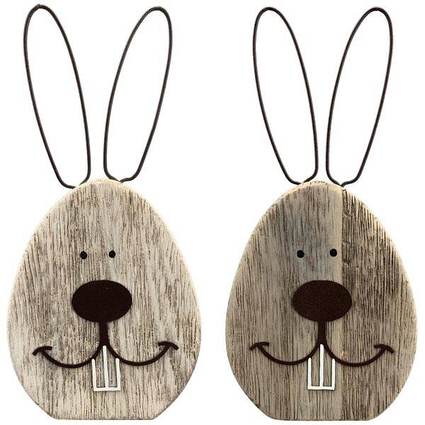Hase Dost, Holz, 22x10x2,5 cm
