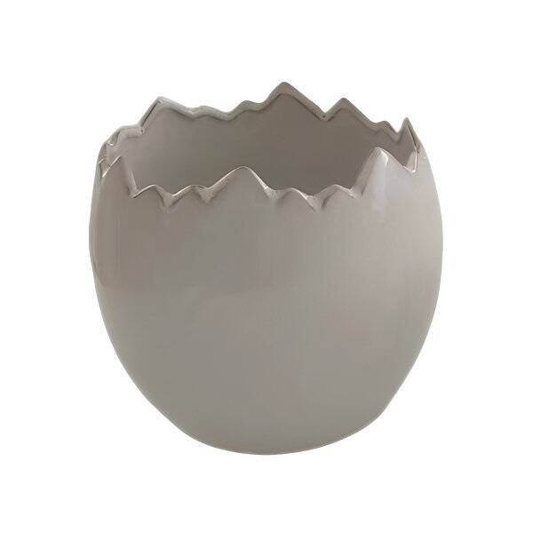 Ei schale Pearl, weiß, Stoneware, 13,5x13,5x13 cm