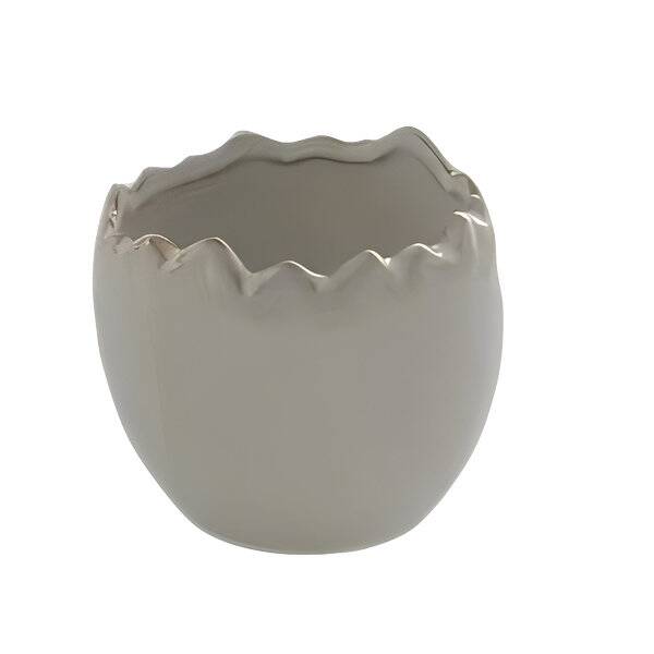 Ei schale Pearl, weiß, Stoneware, 8x8x7,5 cm