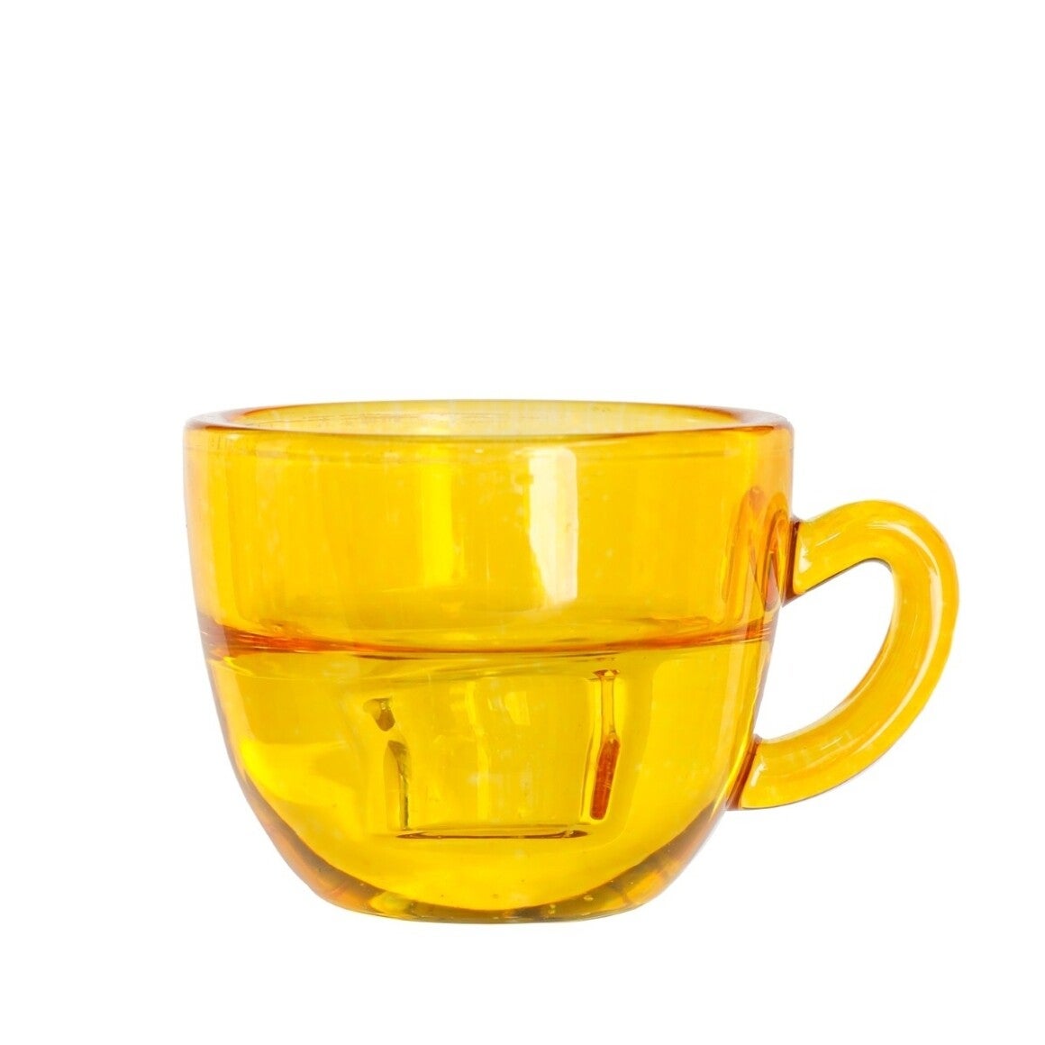Kerzenhalter Kaffee Glas amber 8 cm AK000033