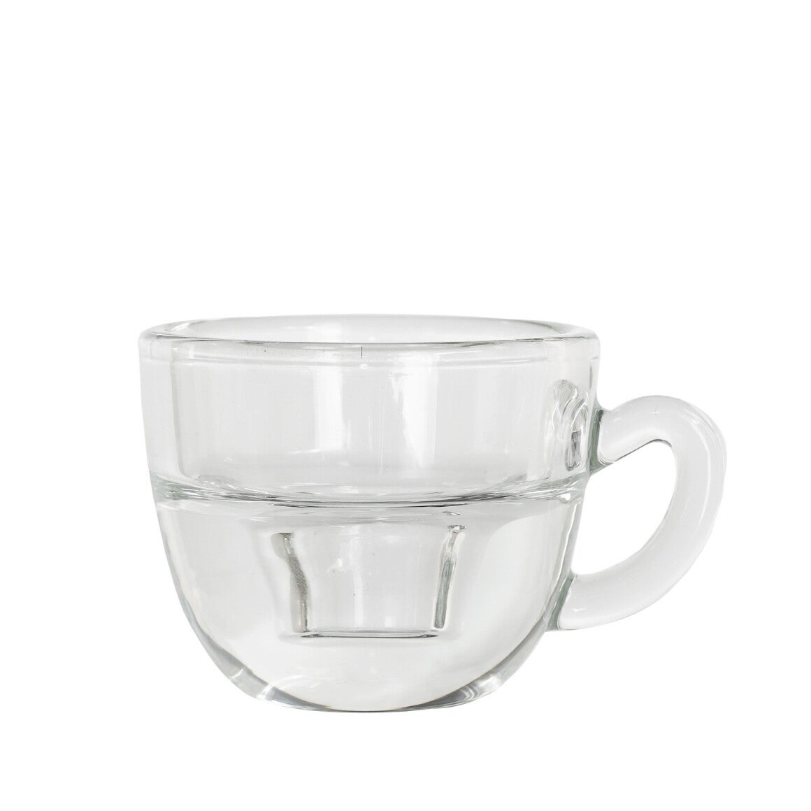 Kerzenhalter Kaffee Glas transparent 8 cm AK000033