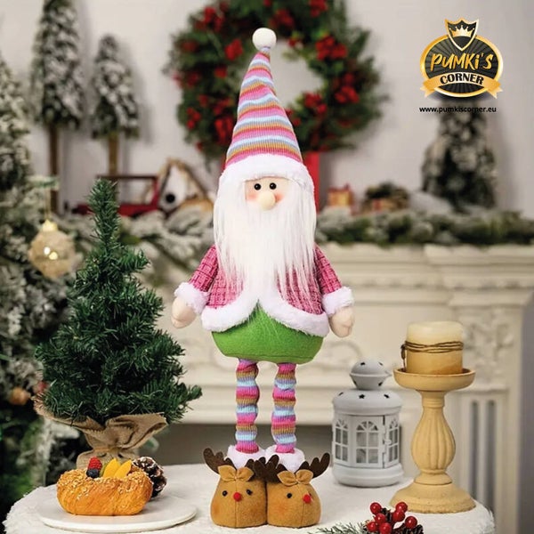 Regenbogen Weihnachtsmann 52/67cm