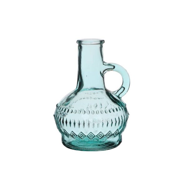 Vase Lille glas blau 10 cm AK000036