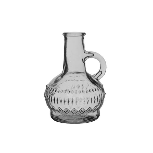 Vase Lille glas Grau 10 cm AK000036