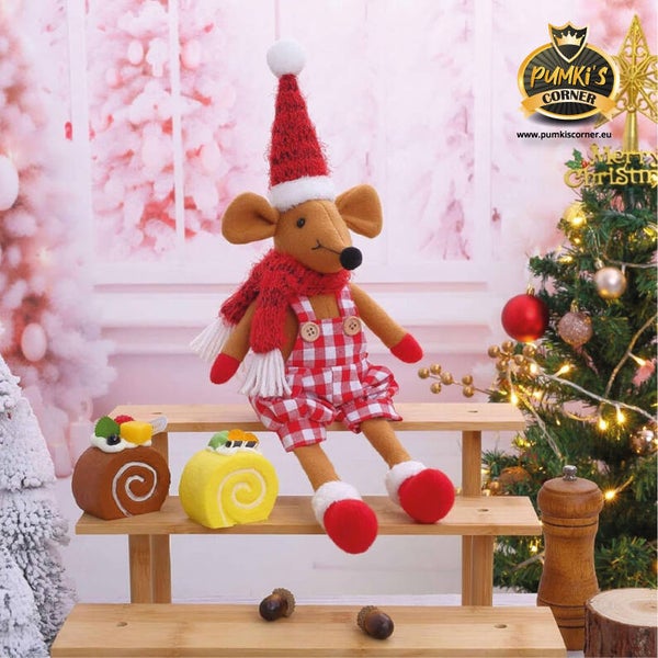 Weihnachts Maus Mann 48 cm