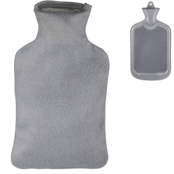 Wärmflasche mit Manschette von Relaxdays 1,5 L