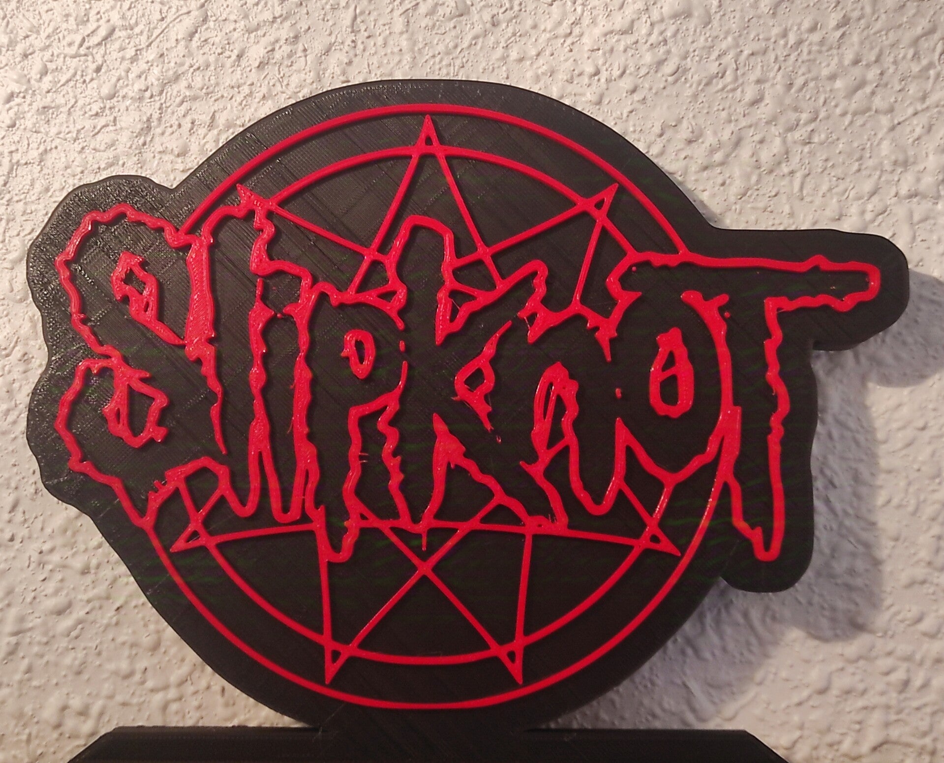 Logo del grupo slipknot con NFC