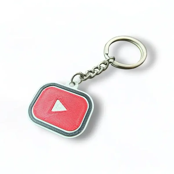 Llavero con el logo YouTube NFC