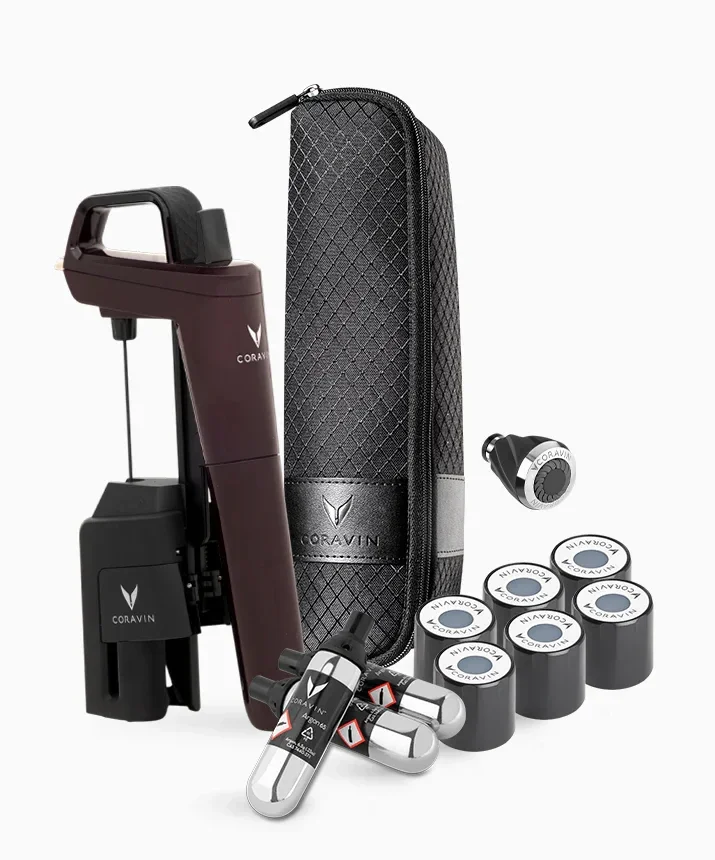 Coravin Timeless Six + Hermitage red