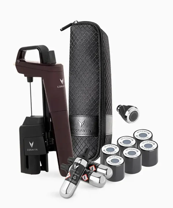 Coravin Timeless Six + Hermitage red