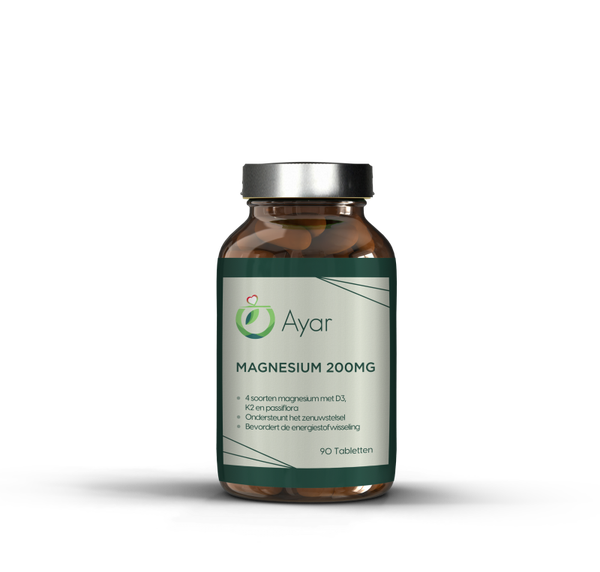 Magnesium 200 mg - Vernieuwde formule