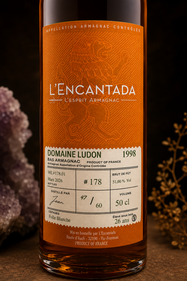 Armagnac Ludon 26 jaar (51% - 1998 - L'Encantada)