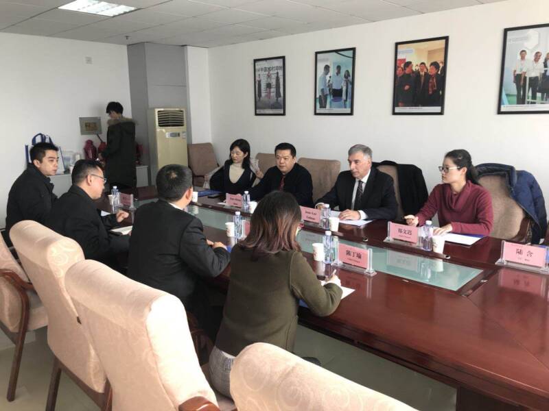 Visit of the delegation of Mr. Jean-Luc Gelinas to Wuhan University