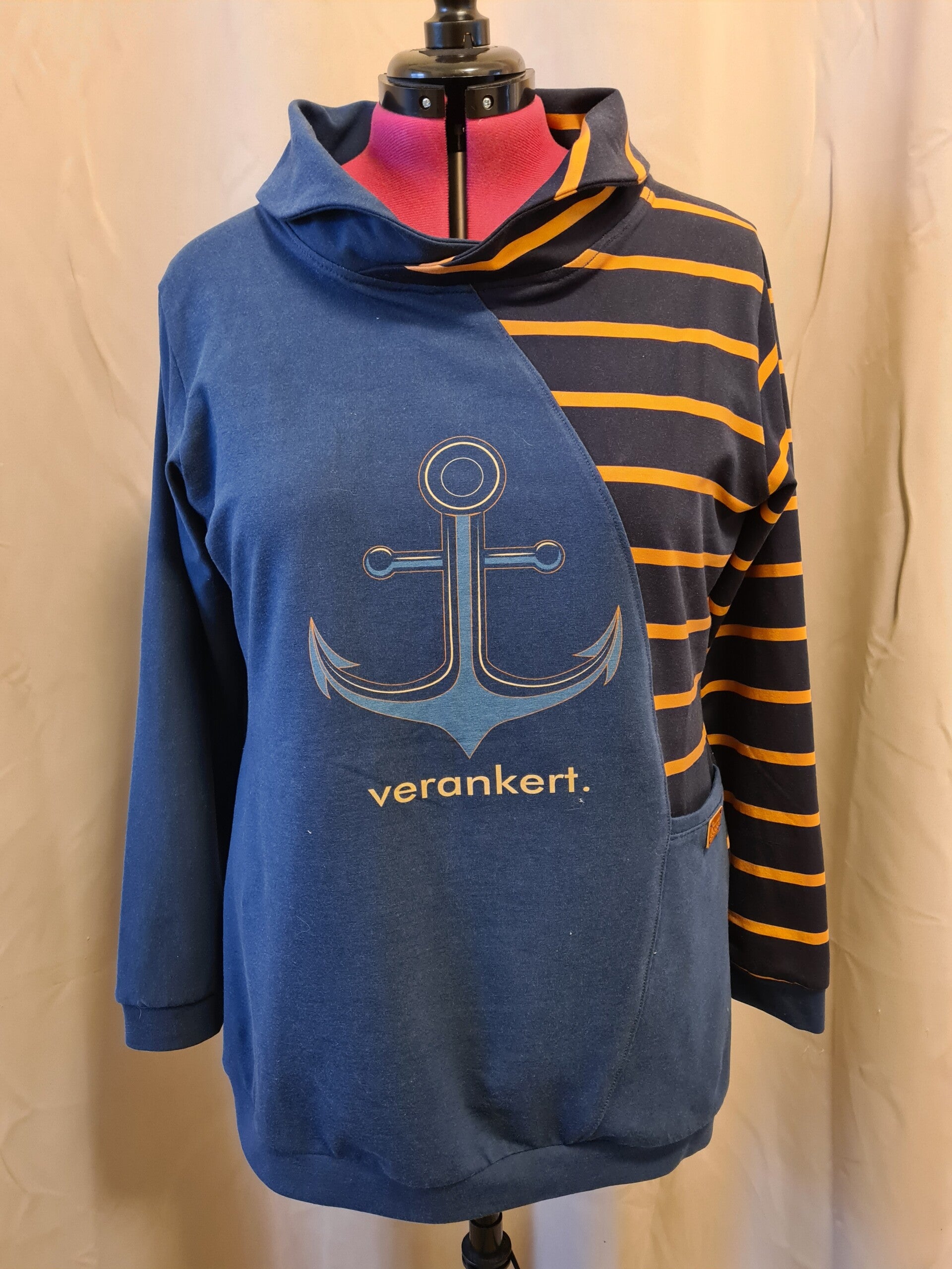 Hoodie "verankert" Damen Pullover Gr 44