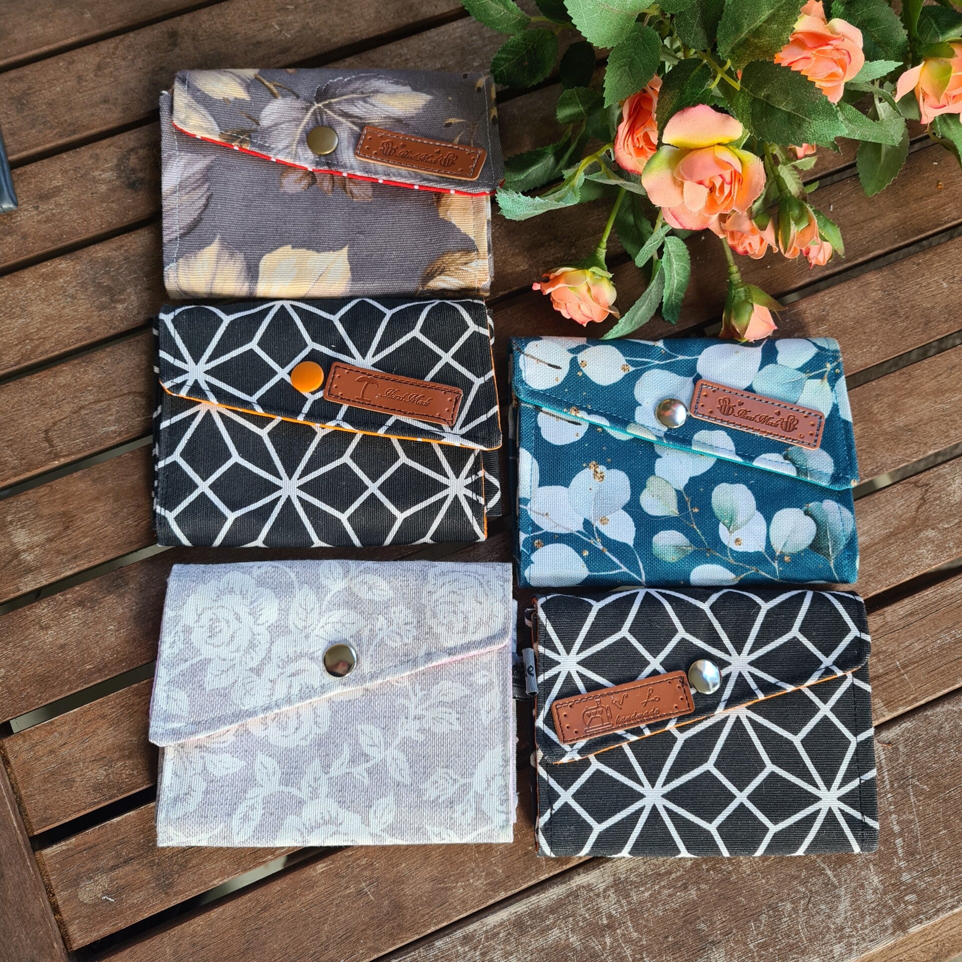 Handgemachte Geldbörse aus Canvas & Baumwolle – Stylisch, Praktisch & Einzigartig | Made by Eida