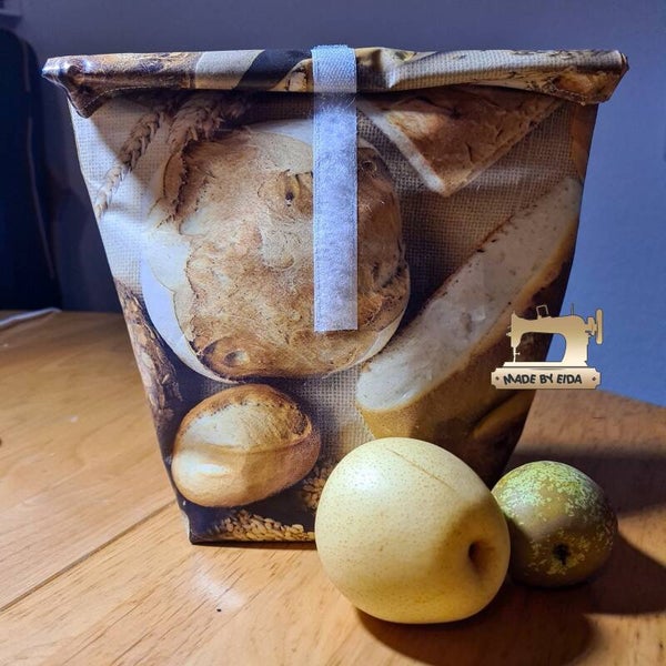 Lunchbag groß, Wetbag, Frühstücksbeutel wiederverwendbar