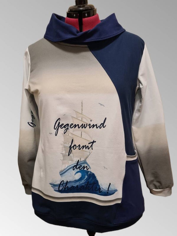 Hoodie Damen Pullover Statement