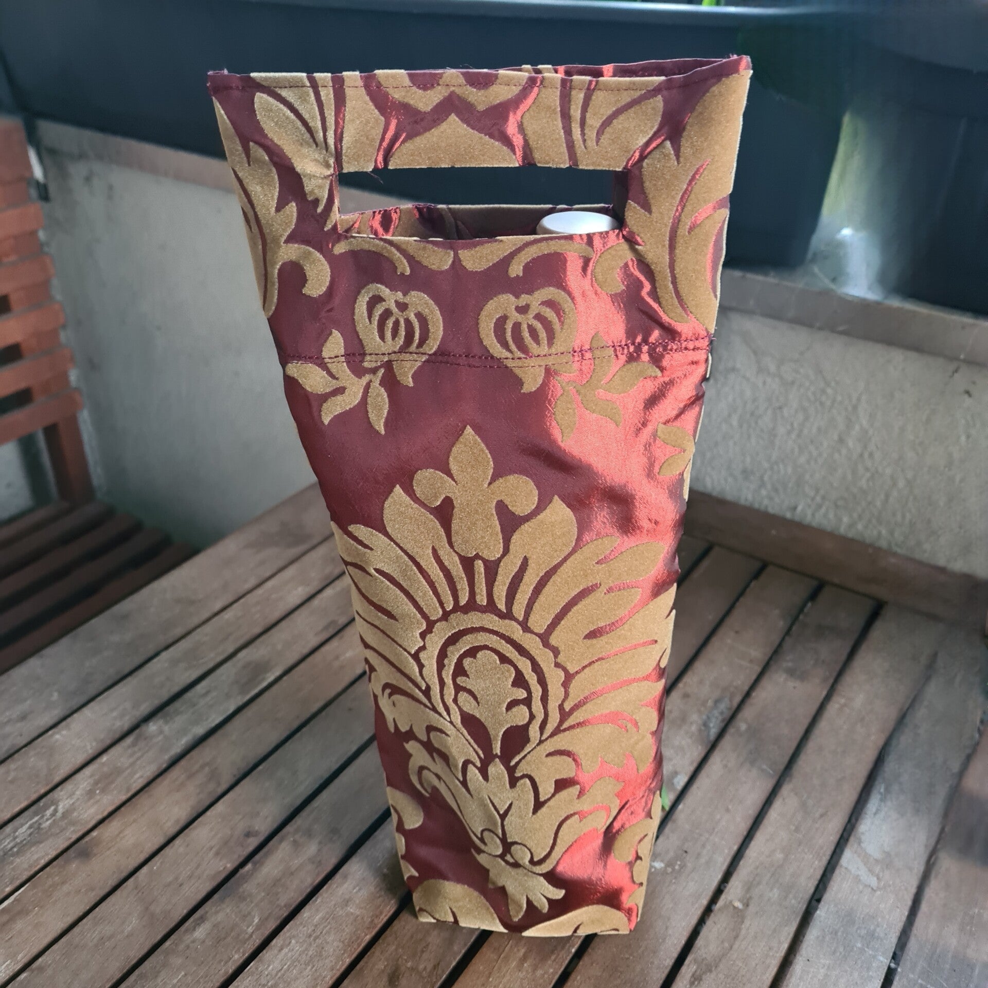 Flaschentasche Upcycling Geschenktasche