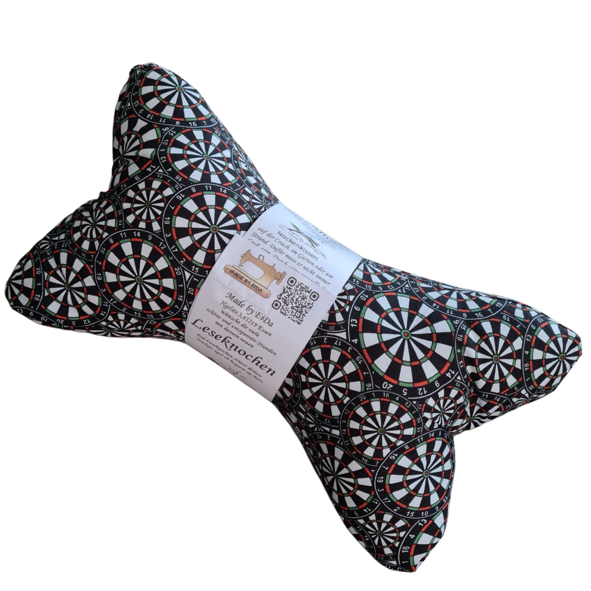 Leseknochen Dartscheibe Nackenkissen