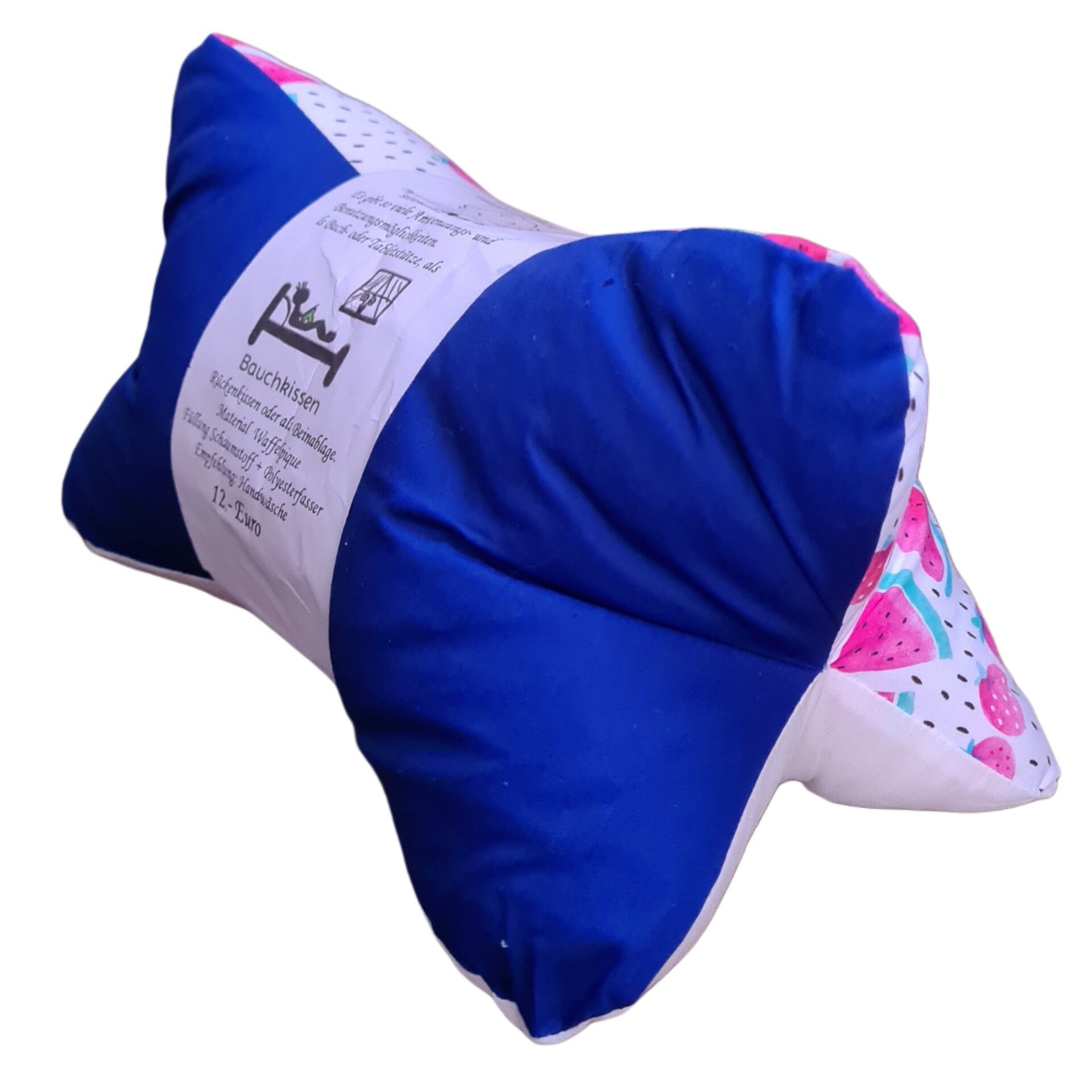 Leseknochen, Königsblau Melone  Nackenkissen  klein