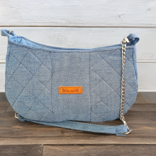 Einzigartige Jeans-Tasche – Handgemacht aus Upcycling Denim