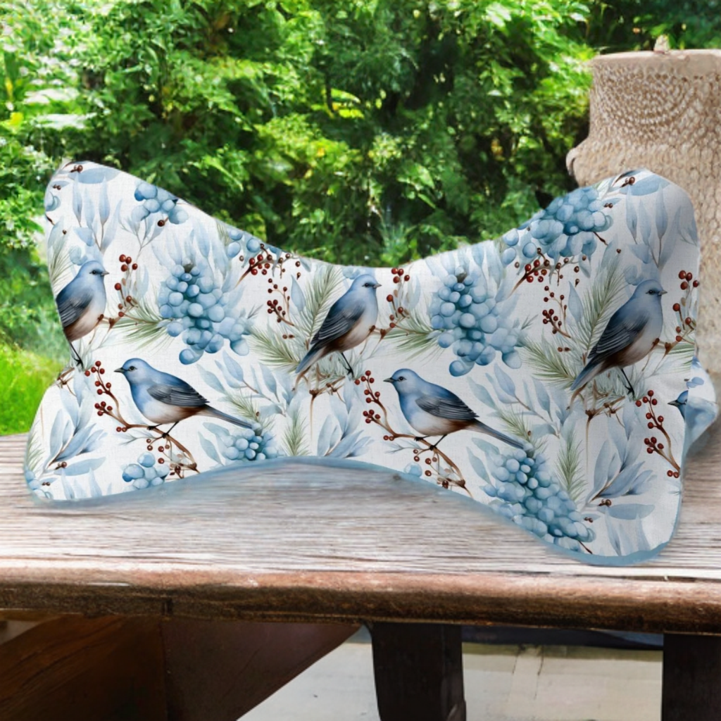 Leseknochen / Nackenkissen Vögel