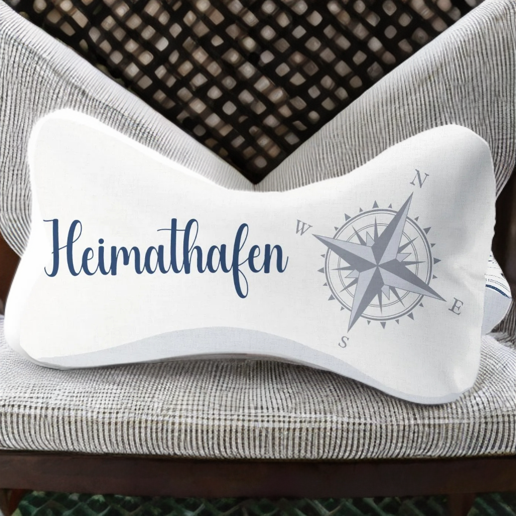 Leseknochen / Nackenkissen Heimathafen