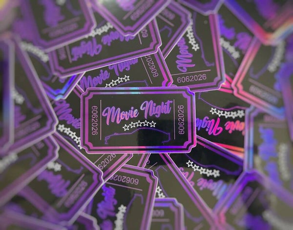 Sticker Movie Night#5 holographique
