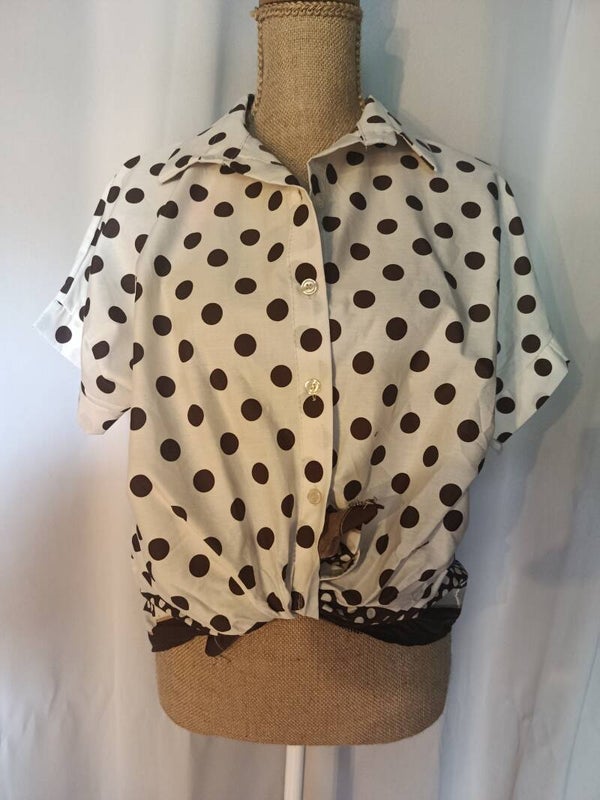 Chemise à pois