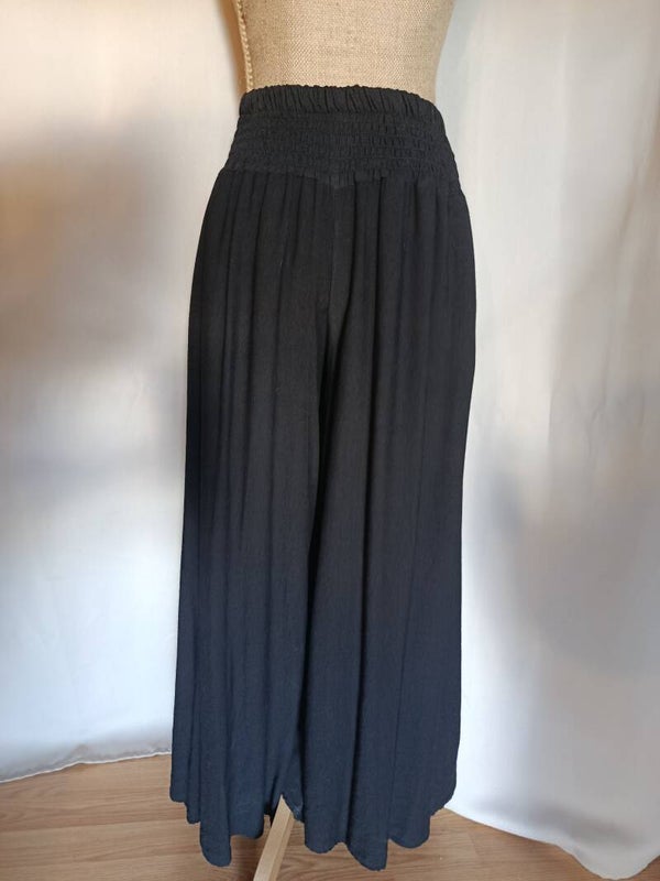 Pantalon fluide taille haute