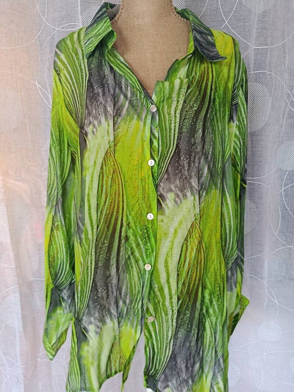 Chemise verte