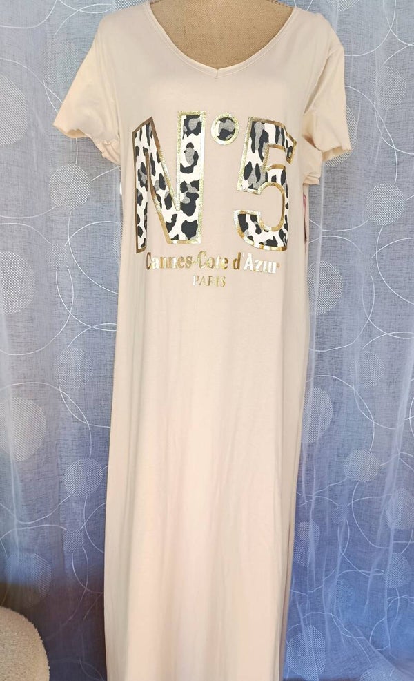 Robe longue coton